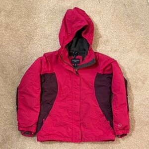 Lands' End squall Raspberry winter coat